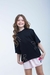 Imagem do Conjunto T-Shirt Over Laço e Saia Recorte