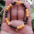 Pulsera artesanal de cuarzo Jade amarillo y Broncita - Aleri Joyería