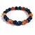 Pulsera artesanal Unisex de Piedras Lapislázuli, Cornalina y Ónix en internet
