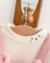 Conjunto de 2 piezas para bebé niña de blusa de cuello redondo de punto suave con estampado de gatito y vestido de tirantes a la cintura - Colombia Diversity