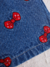Top De Hombro Frío Con Borde De Volantes Para Bebé Niña Y Pantalones Cortos De Bordados Con Lazo Y Diadema. - Colombia Diversity