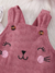 Conjunto de 3 piezas para bebé niña: Mono de manga larga con cuello con volantes y estampado floral all-over, Pelele con bordado de gatito, Diadema - Colombia Diversity