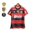 Camisa Flamengo I Patrocínios 23/24 Torcedor Adidas Masculina - Vermelho e Preto - comprar online