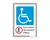 PLACA DE ESTACIONAMENTO EXCLUSIVO DEFICIENTE - comprar online