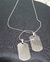 COLAR DE PLACAS MILITARES METAL