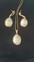 CONJUNTO OVAL PEDRA NATURAL - comprar online