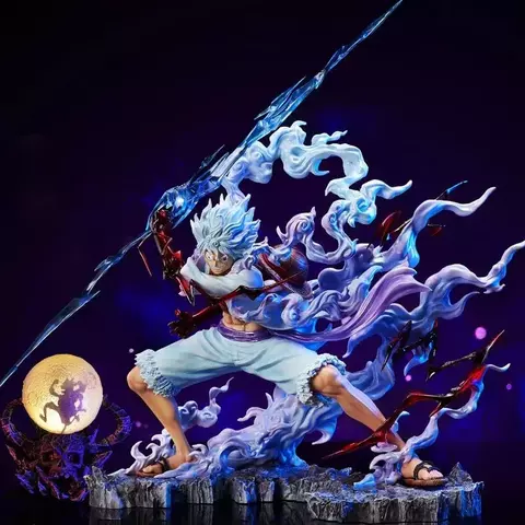 Action Figure Monkey D. Luffy Gear Five Deus Nika do Sol 28cm - comprar online