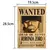 5-13 PEÇAS, cartaz de procurado Anime ONE PIECE (Decoração) - comprar online
