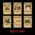 5-13 PEÇAS, cartaz de procurado Anime ONE PIECE (Decoração) - loja online