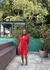 Kaftan estampada vermelha - comprar online