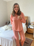 Conjunto de pijama comprido com manga longa - Maria Rachel Lingerie