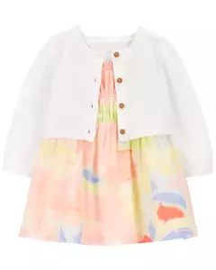 Carter's Set 2 Piezas Vestido musculosa Cárdigan - comprar online