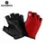 GUANTES ROCKBROS MEDIO DEDO PIEL ROJO/NGO - comprar en línea