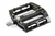 PEDALES PREMIUM SLIM ALUMINIO 9/16 NEGRO - Aguas Bike