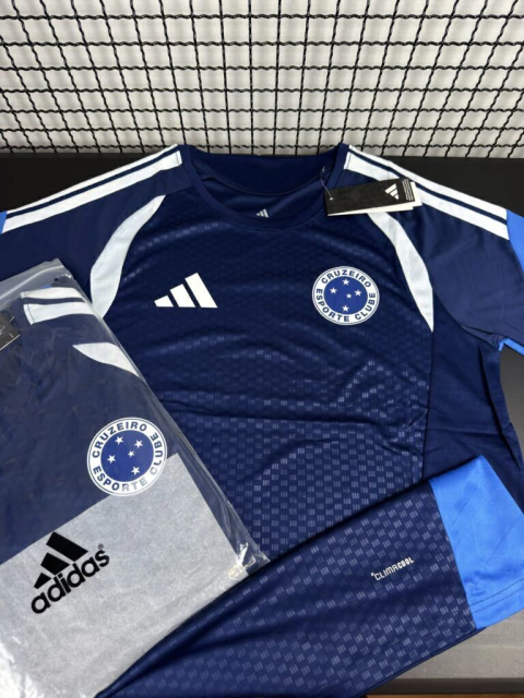 NOVIDADE! Cruzeiro Treino Azul Escura Torcedor Masculina