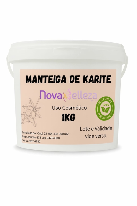 Manteiga Karite 100% Pura para Uso Cosmético