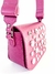 Bolsa de couro Party Sparcol Pink - Dlstore