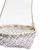 Bolsa Tramas de Couro Off White e Light Purple P - loja online