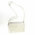 Bolsa de couro Fluence Baguette Off White - Dlstore
