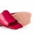 Sandália Flat de Couro Basic Burgundy - loja online