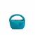 Bolsa de Couro Puff Hobo P Dive Blue