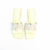 Rasteira de couro Plume Elfin Yellow - comprar online