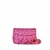 Bolsa Puff de Nylon Crossbody Pink Neon