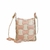 Bolsa de Couro Waves Tote Dusty Pink & Off White