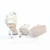 Sandália de couro Plume Off White - Dlstore