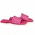 Sandália Flat de Couro Puff Nylon Neon Pink - Dlstore