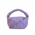 Bolsa de Couro Puff Hobo G Light Purple