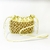 Bolsa Tramas Pearl de Couro Elfin Yellow P - Dlstore