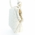 Bolsa de couro Aura Urban Off White Mini - comprar online