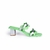 Sandália Mule de Couro Curves Summer Green - comprar online