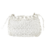 Bolsa Tramas Pearl de Couro Off White M - comprar online