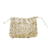 Bolsa Tramas Pearl de Couro Ouro P - comprar online