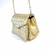 Bolsa de couro Aura Letter Gold - Dlstore