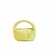 Bolsa de Couro Puff Hobo P Yellow