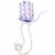 Bolsa de Couro Swell Bucket P Off White/Light Purple - Dlstore