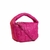 Bolsa de Couro Puff Hobo G Magenta - Dlstore