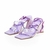 Sandália Ankle Strap Vinil Light Purple