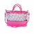 Bolsa Tramas de Couro Magenta e Light Purple G - comprar online