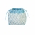 Bolsa Tramas de Couro Dive Blue/Prata M - comprar online