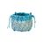 Bolsa Tramas de Couro Dive Blue e Prata P - comprar online