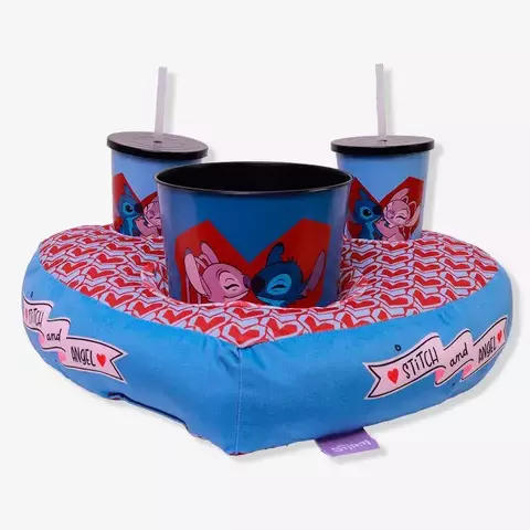 Kit Pipoca Coração Stitch e Angel - comprar online