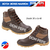 Botin boris Marron de uso Industrial Punta de acero desde 36 al 46