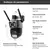 Câmera IP - HD 6MP - Detector de Humano - Com voz