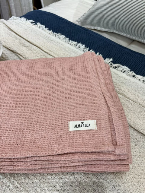 Mantas/pie de cama waflle - tienda online