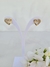 Aros corazon y semi circon