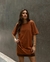 Camiseta Oversized Marrom - comprar online